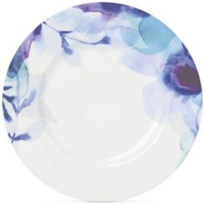 Lenox Indigo Watercolor Floral Salad Plate
